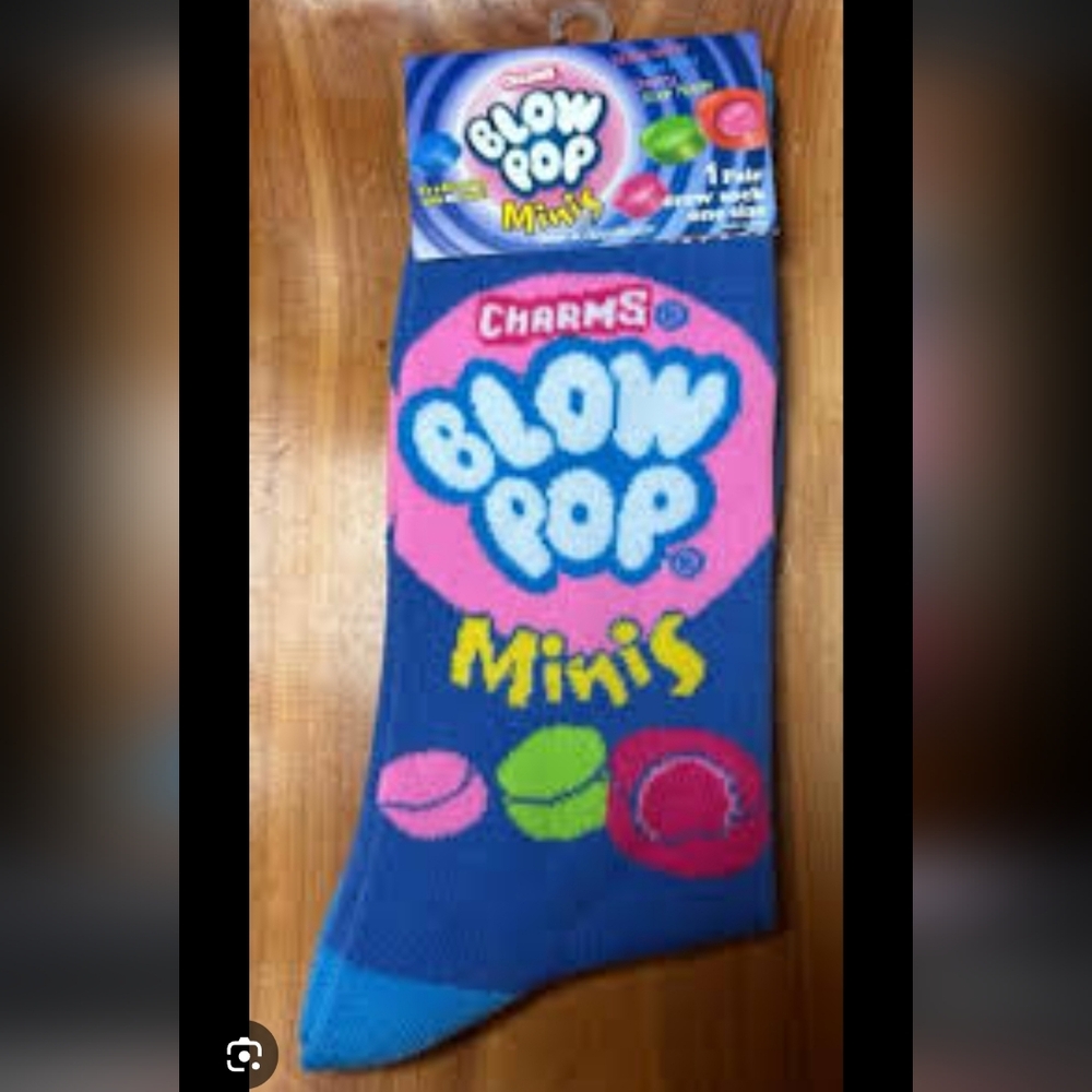Blow Pop Minis  Socks - Blue and Pink